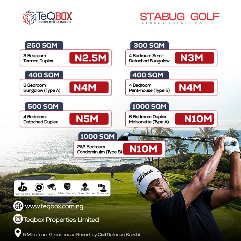 Stabug Golf Resort Estate, Karshi